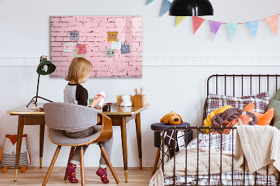 Magnetic drawing board Brick wall