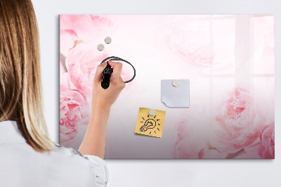 Magnetic writing board Blooming flowers