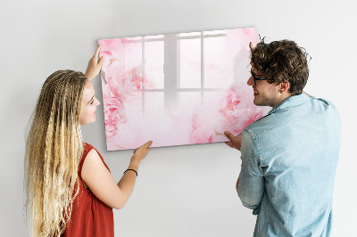 Magnetic writing board Blooming flowers