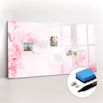 Magnetic writing board Blooming flowers