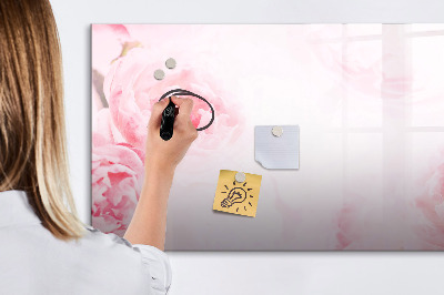 Magnetic writing board Blooming flowers