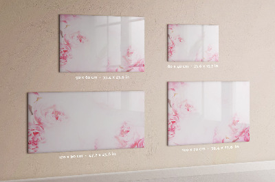 Magnetic writing board Blooming flowers