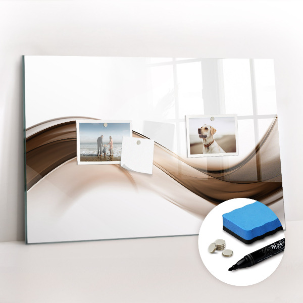 Magnetic writing board Abstraction line