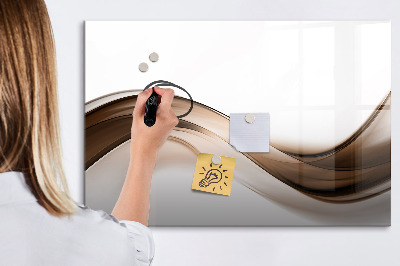 Magnetic writing board Abstraction line