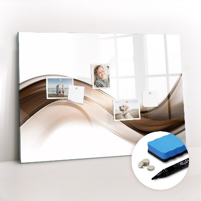 Magnetic erase board Abstraction line