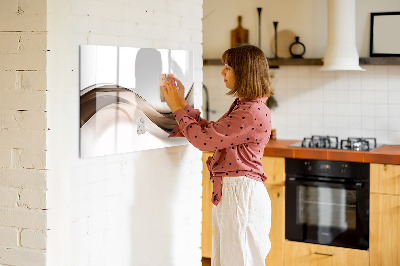 Magnetic erase board Abstraction line
