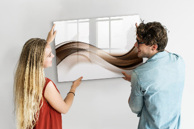 Magnetic writing board Abstraction line