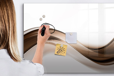 Magnetic erase board Abstraction line