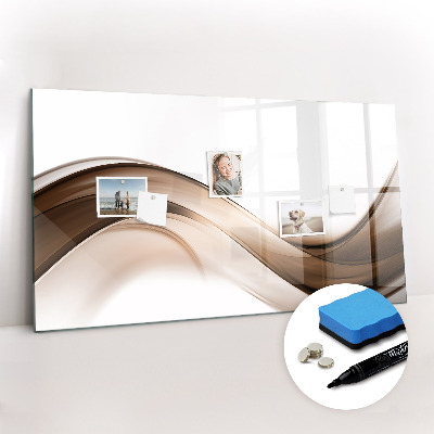 Magnetic erase board Abstraction line