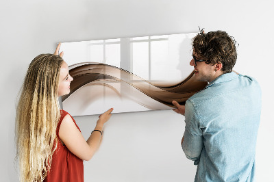 Magnetic erase board Abstraction line