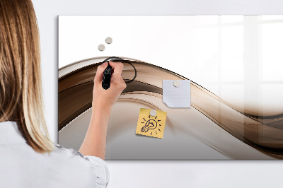 Magnetic erase board Abstraction line