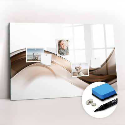 Magnetic erase board Abstraction line