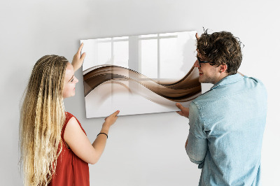 Magnetic writing board Abstraction line