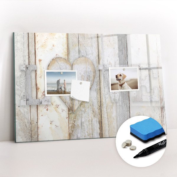 Magnetic drawing board The inscription love