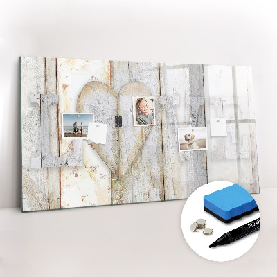 Magnetic writing board The inscription love