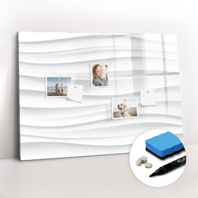 Magnetic writing board Waves texture