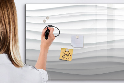 Magnetic erase board Waves texture
