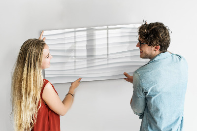 Magnetic erase board Waves texture