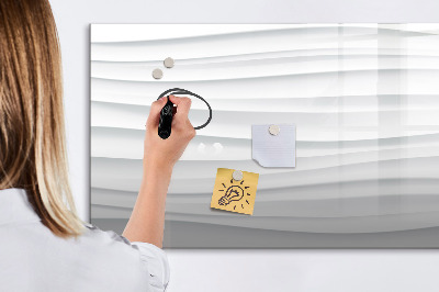 Magnetic erase board Waves texture