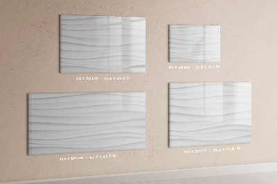 Magnetic writing board Waves texture