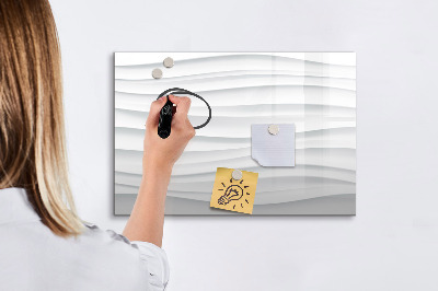Magnetic writing board Waves texture