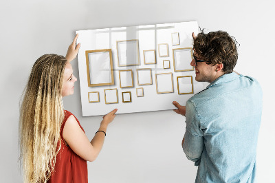 Magnetic writing board Wooden frames