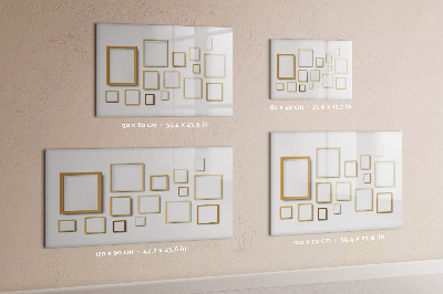 Magnetic writing board Wooden frames