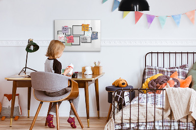 Magnetic erase board Black frame