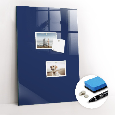 Dry erase board magnetic Navy Blue