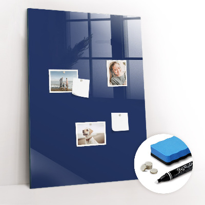 Dry erase board magnetic Navy Blue