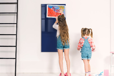 Dry erase board magnetic Navy Blue