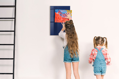 Dry erase board magnetic Navy Blue