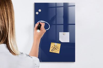 Dry erase board magnetic Navy Blue