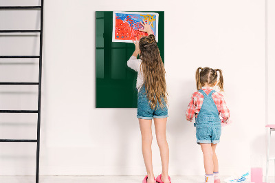 Dry erase magnetic board Bottle Green