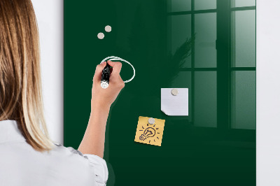 Dry erase magnetic board Bottle Green