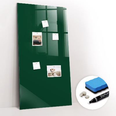 Dry erase magnetic board Bottle Green