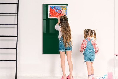 Dry erase magnetic board Bottle Green