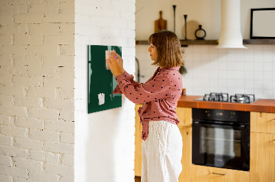 Dry erase magnetic board Bottle Green
