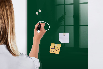 Dry erase magnetic board Bottle Green