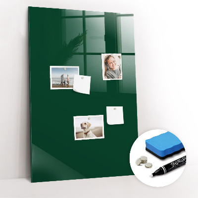 Dry erase magnetic board Bottle Green