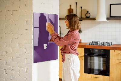 Dry erase magnetic board Purple