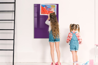 Dry erase magnetic board Purple