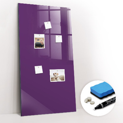 Dry erase magnetic board Purple