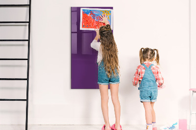 Dry erase magnetic board Purple