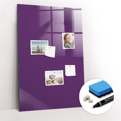 Dry erase magnetic board Purple