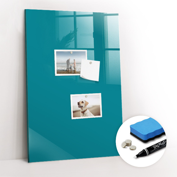 Dry erase magnetic board Navy blue