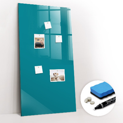 Magnetic glass board Navy blue