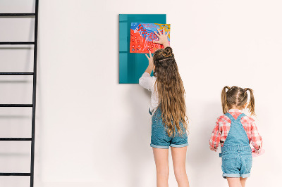Dry erase magnetic board Navy blue