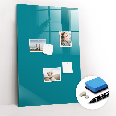 Magnetic glass board Navy blue