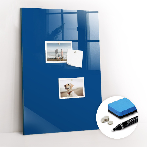 Magnetic dry erase board Blue